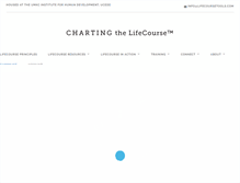 Tablet Screenshot of lifecoursetools.com